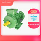 Industrial Electric IE3 Motor MS801-2 230V/400V Aluminium Housing With Free Face Masks